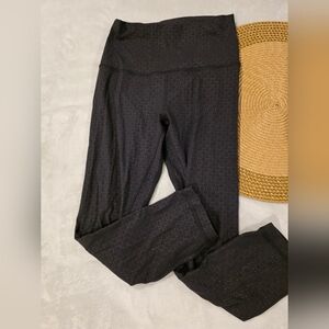 Lululemon Women's Black Patterned Pants